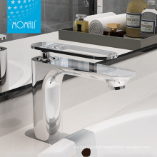 Modern Brass Single Handle Tap Chrome Mixer Basin Faucet